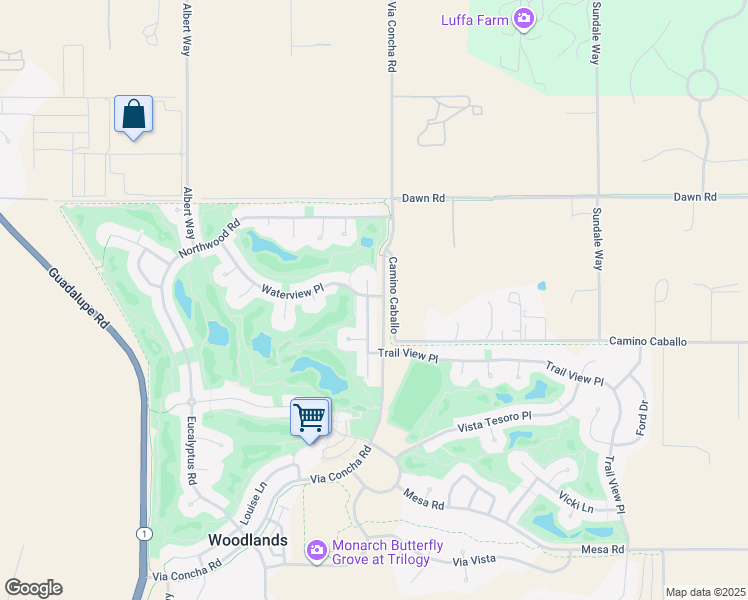 map of restaurants, bars, coffee shops, grocery stores, and more near 937 Jacqueline Place in Nipomo