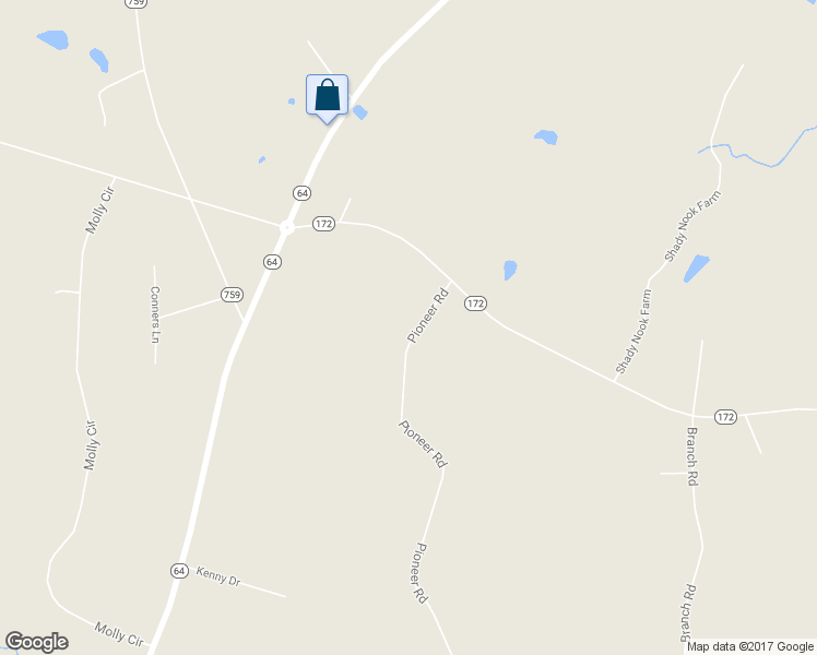 map of restaurants, bars, coffee shops, grocery stores, and more near 1805 Pioneer Road in York