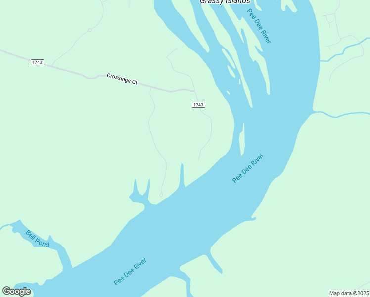 map of restaurants, bars, coffee shops, grocery stores, and more near State Road 1743 in Lilesville