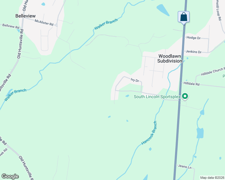 map of restaurants, bars, coffee shops, grocery stores, and more near 37 Ivy Drive in Fayetteville