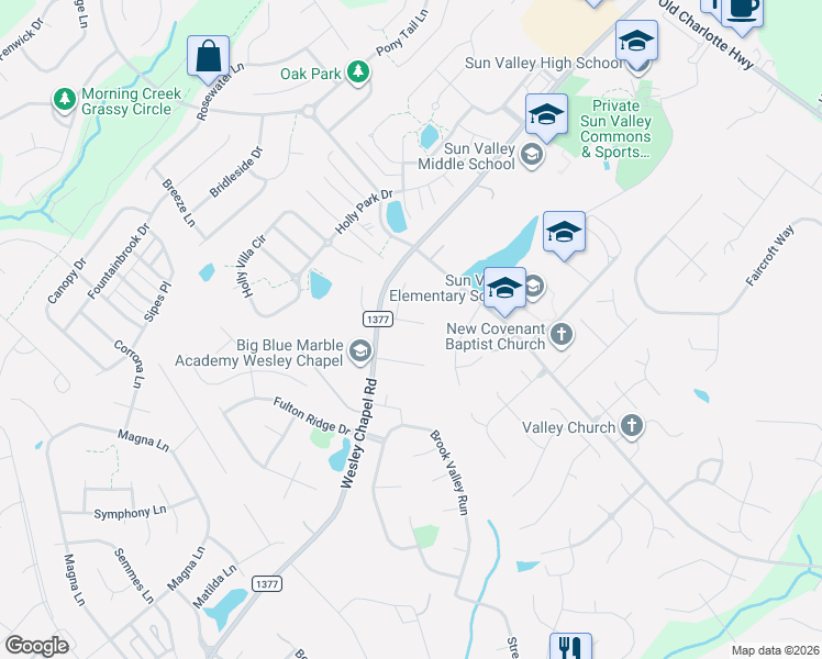 map of restaurants, bars, coffee shops, grocery stores, and more near 5023 Dresden Court in Monroe