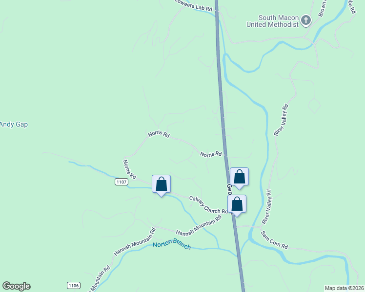 map of restaurants, bars, coffee shops, grocery stores, and more near 230 Norris Road in Otto