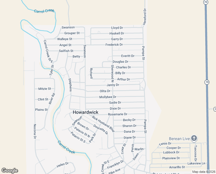 map of restaurants, bars, coffee shops, grocery stores, and more near 84-86 Janny Drive in Howardwick