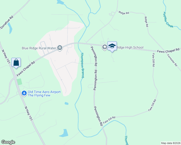 map of restaurants, bars, coffee shops, grocery stores, and more near 5 Amber Oaks Drive in Greer