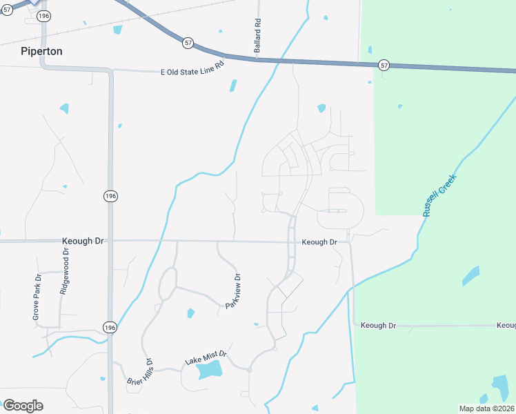 map of restaurants, bars, coffee shops, grocery stores, and more near 125 Hunters Rest Lane in Piperton