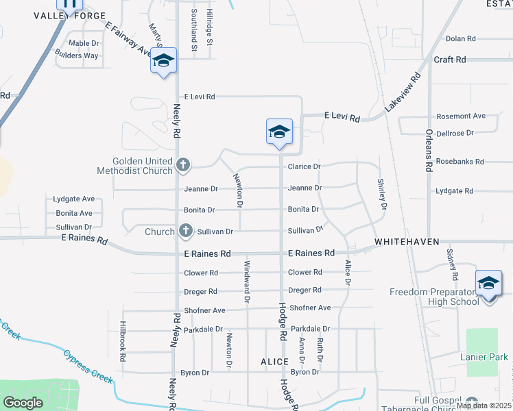 map of restaurants, bars, coffee shops, grocery stores, and more near 380 Bonita Drive in Memphis