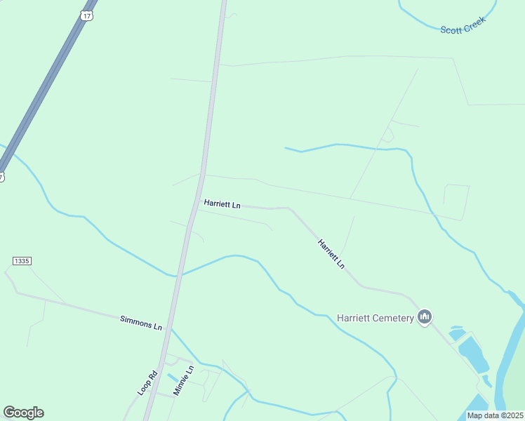 map of restaurants, bars, coffee shops, grocery stores, and more near 200 Harriett Lane in Pollocksville