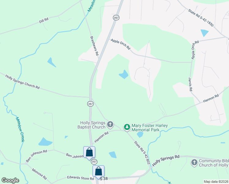 map of restaurants, bars, coffee shops, grocery stores, and more near 3770 South Carolina 357 in Inman
