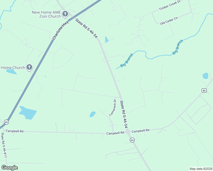 map of restaurants, bars, coffee shops, grocery stores, and more near 1475 South Paraham Road in York
