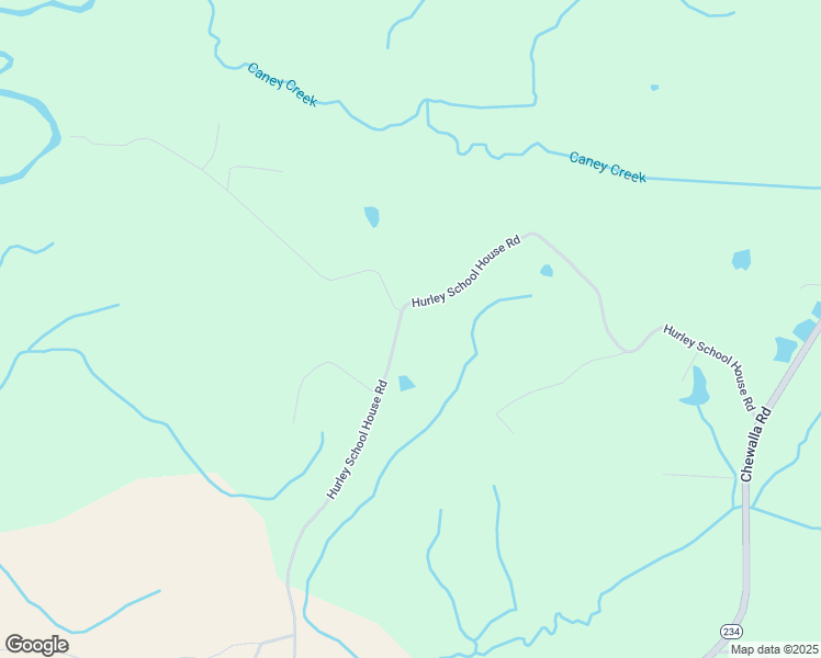 map of restaurants, bars, coffee shops, grocery stores, and more near 1314 Hurley School House Rd in Ramer