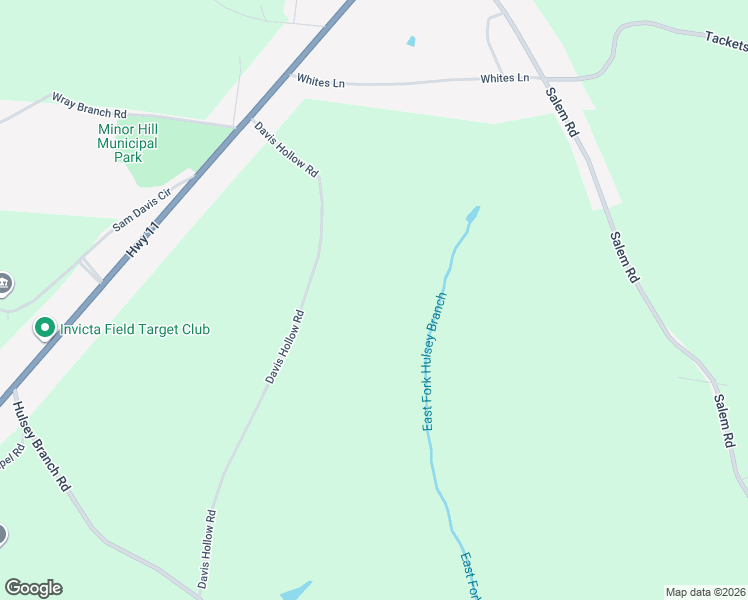 map of restaurants, bars, coffee shops, grocery stores, and more near in Minor Hill