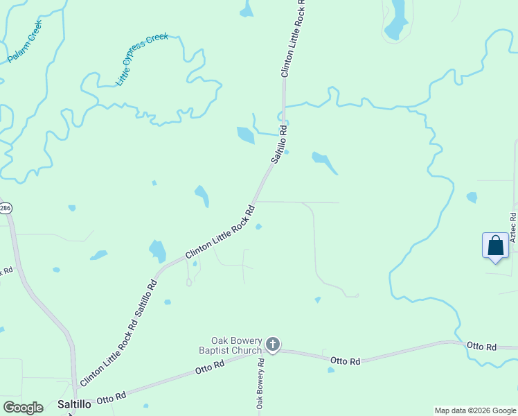 map of restaurants, bars, coffee shops, grocery stores, and more near 393 Saltillo Road in Conway