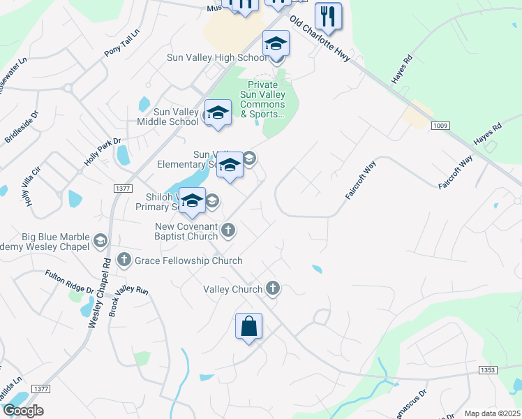 map of restaurants, bars, coffee shops, grocery stores, and more near 2598 Justin Court in Monroe