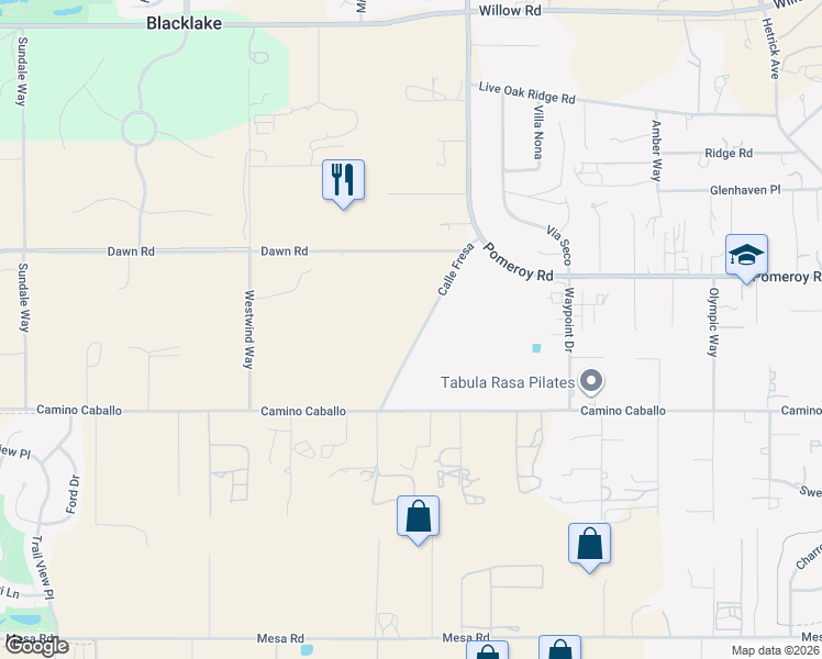 map of restaurants, bars, coffee shops, grocery stores, and more near 940 Calle Fresa in Nipomo
