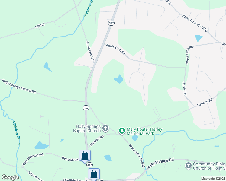 map of restaurants, bars, coffee shops, grocery stores, and more near 3770 South Carolina 357 in Inman