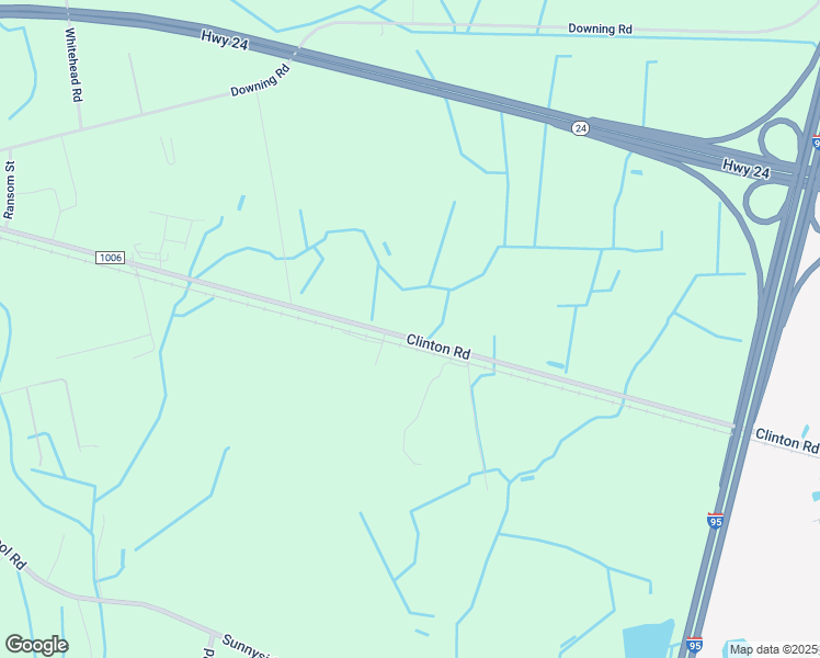 map of restaurants, bars, coffee shops, grocery stores, and more near 2725 Clinton Road in Fayetteville