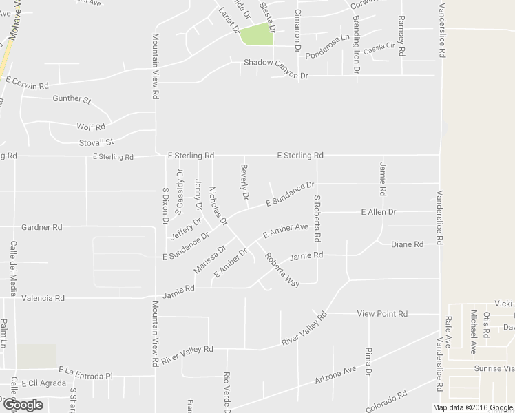 map of restaurants, bars, coffee shops, grocery stores, and more near 2212 East Sundance Drive in Fort Mohave