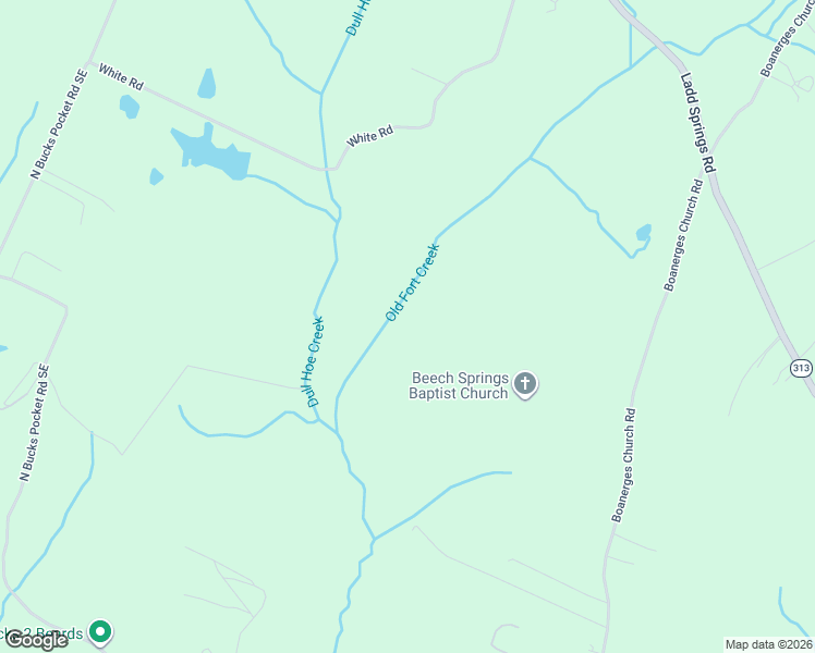 map of restaurants, bars, coffee shops, grocery stores, and more near 559 Old Bucks Pocket Road Southeast in Bradley
