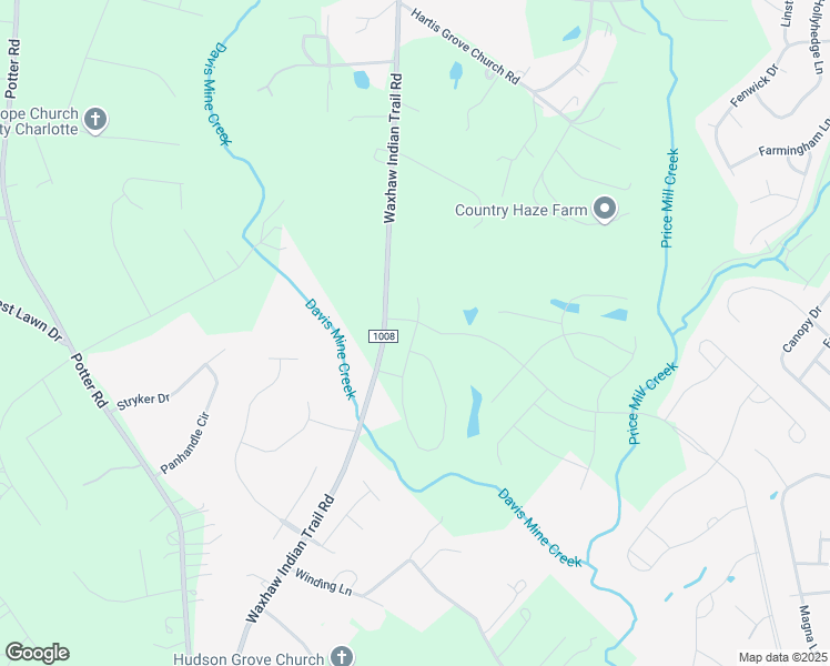 map of restaurants, bars, coffee shops, grocery stores, and more near 1112 Augustus Beamon Drive in Indian Trail