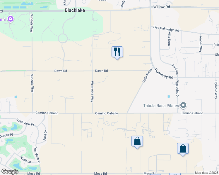 map of restaurants, bars, coffee shops, grocery stores, and more near 1125 Calle Atapaneo in Nipomo