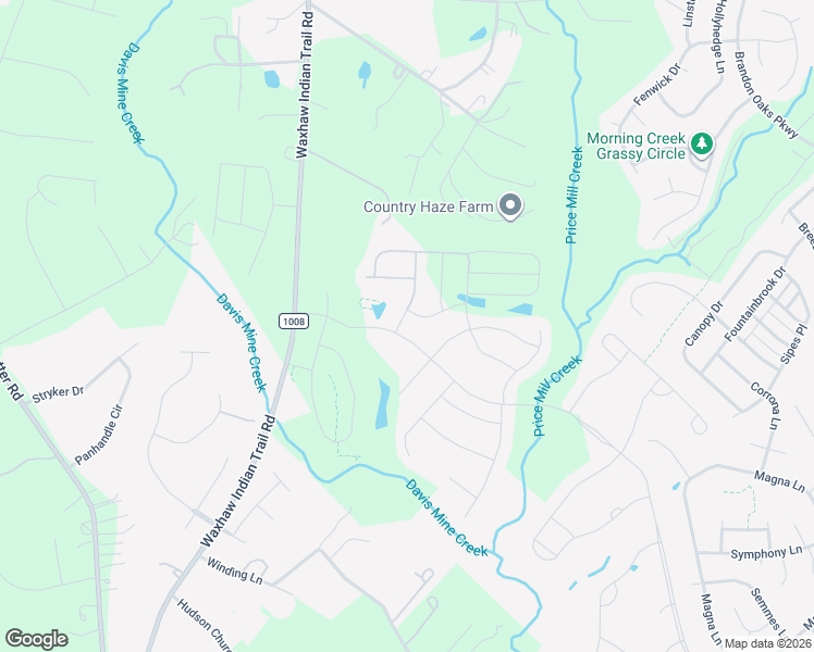 map of restaurants, bars, coffee shops, grocery stores, and more near 1010 Bramble Hedge Road in Indian Trail