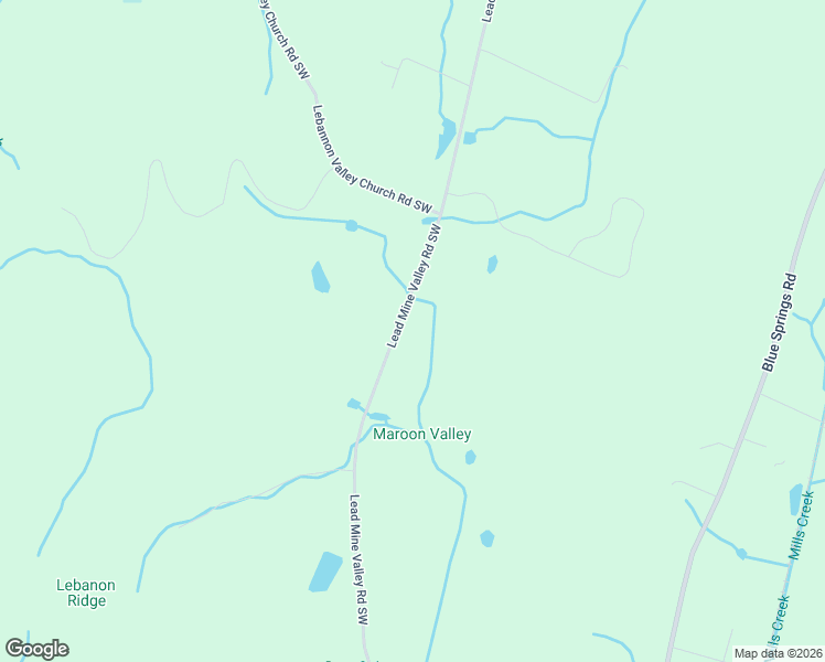 map of restaurants, bars, coffee shops, grocery stores, and more near 3402 Lead Mine Valley Road Southwest in Cleveland