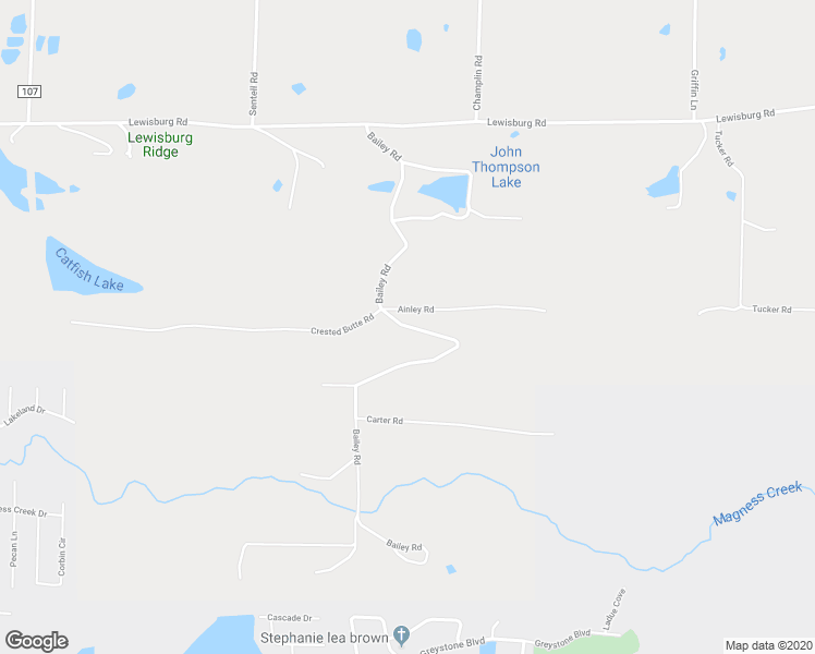 map of restaurants, bars, coffee shops, grocery stores, and more near Bailey Road in Lonoke County