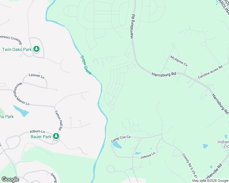 map of restaurants, bars, coffee shops, grocery stores, and more near 10822 Pettus Farm Road in Fort Mill