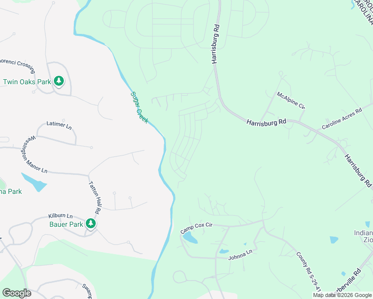 map of restaurants, bars, coffee shops, grocery stores, and more near 10822 Pettus Farm Road in Fort Mill