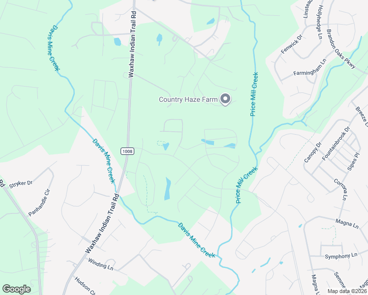 map of restaurants, bars, coffee shops, grocery stores, and more near 4420 Hartis Grove Church Road in Indian Trail
