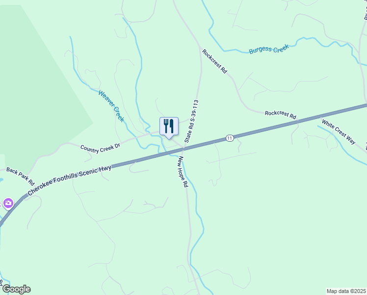 map of restaurants, bars, coffee shops, grocery stores, and more near 1224 State Road S-39-113 in Cleveland