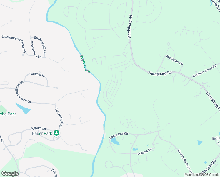 map of restaurants, bars, coffee shops, grocery stores, and more near 10822 Pettus Farm Road in Fort Mill