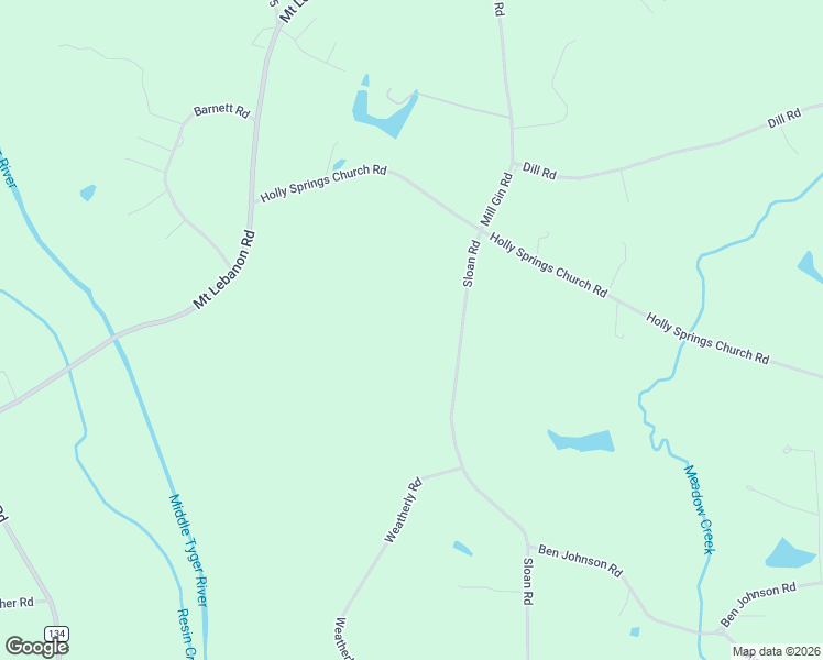 map of restaurants, bars, coffee shops, grocery stores, and more near 1381 Sloan Road in Inman