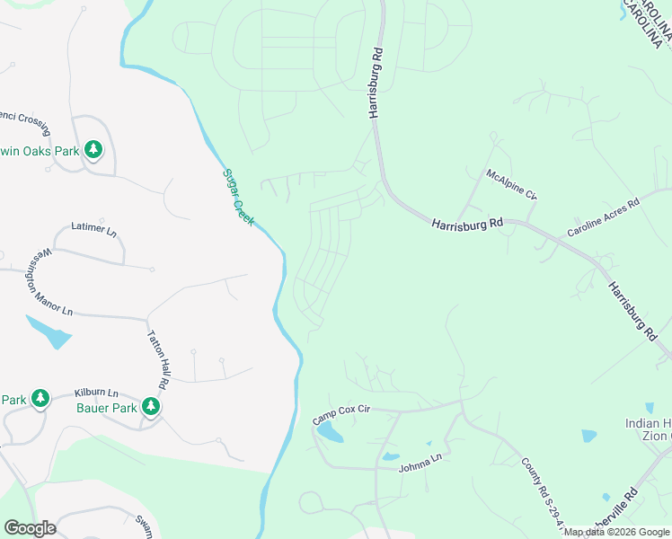 map of restaurants, bars, coffee shops, grocery stores, and more near 10822 Pettus Farm Road in Fort Mill