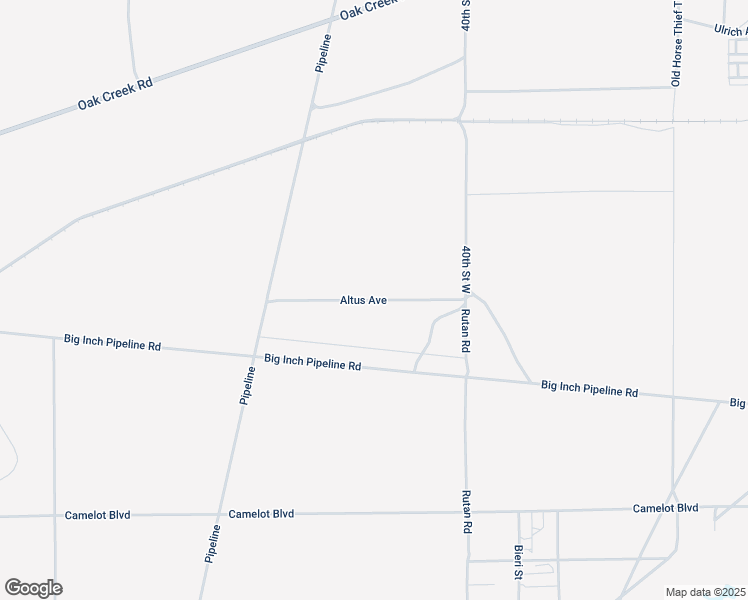 map of restaurants, bars, coffee shops, grocery stores, and more near Altus Avenue in Mojave