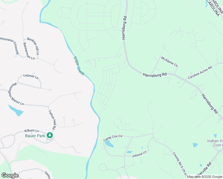 map of restaurants, bars, coffee shops, grocery stores, and more near 10822 Pettus Farm Road in Fort Mill