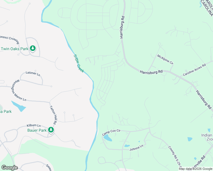 map of restaurants, bars, coffee shops, grocery stores, and more near 10822 Pettus Farm Road in Fort Mill