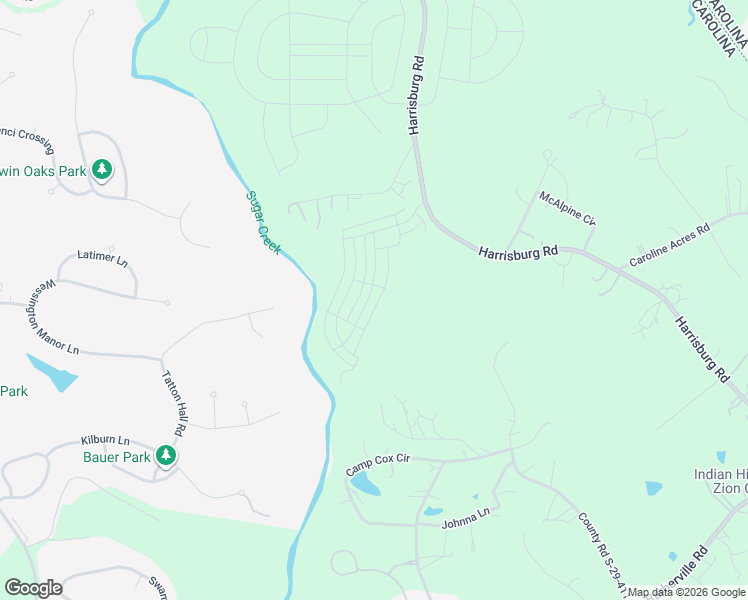 map of restaurants, bars, coffee shops, grocery stores, and more near 10822 Pettus Farm Road in Fort Mill