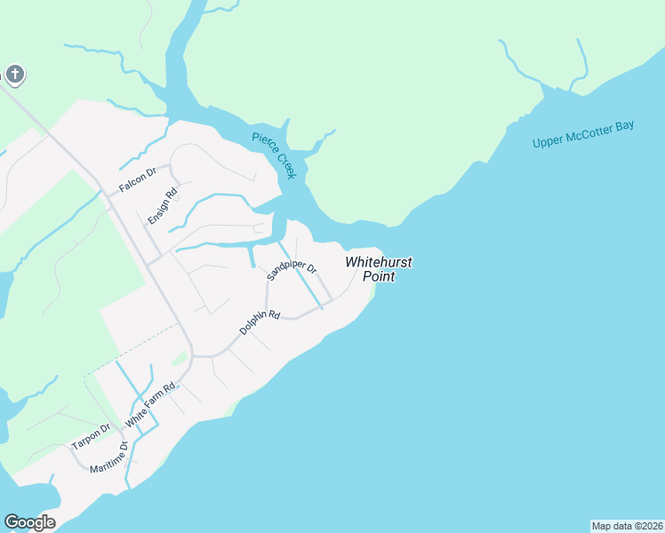 map of restaurants, bars, coffee shops, grocery stores, and more near 6041 Dolphin Road in Oriental