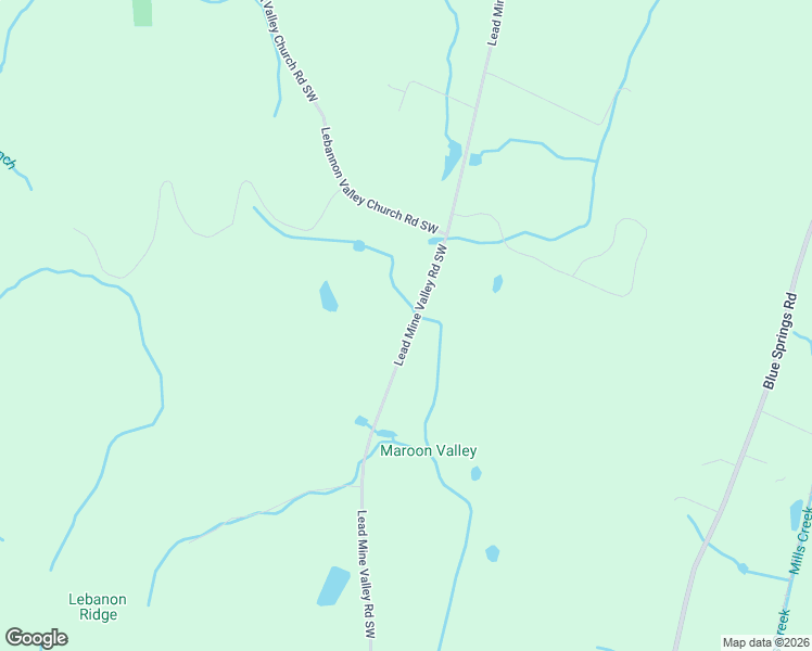 map of restaurants, bars, coffee shops, grocery stores, and more near 3402 Lead Mine Valley Road Southwest in Cleveland