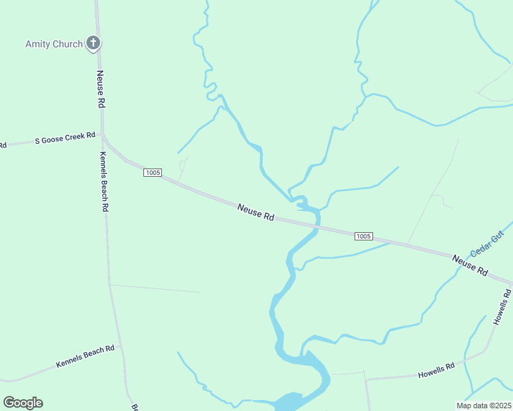map of restaurants, bars, coffee shops, grocery stores, and more near 7939 Neuse Road in Grantsboro