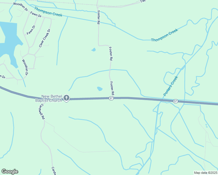 map of restaurants, bars, coffee shops, grocery stores, and more near 57 Foster Road in Middleton