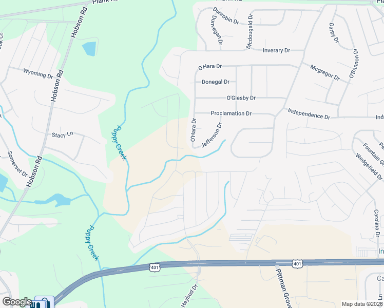 map of restaurants, bars, coffee shops, grocery stores, and more near 129 Jefferson Drive in Raeford