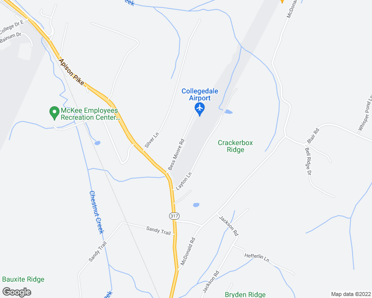 map of restaurants, bars, coffee shops, grocery stores, and more near 5100 Bess Moore Rd in Apison