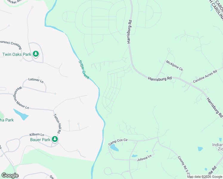 map of restaurants, bars, coffee shops, grocery stores, and more near 10822 Pettus Farm Road in Fort Mill