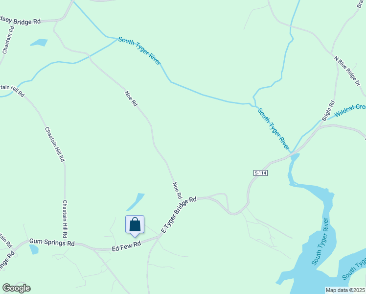 map of restaurants, bars, coffee shops, grocery stores, and more near 2139 Noe Road in Greer