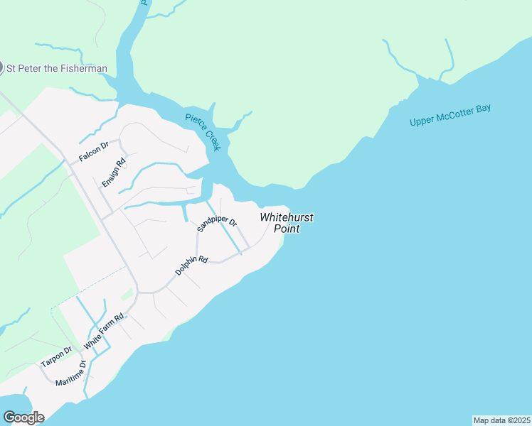 map of restaurants, bars, coffee shops, grocery stores, and more near 6047 Dolphin Road in Oriental