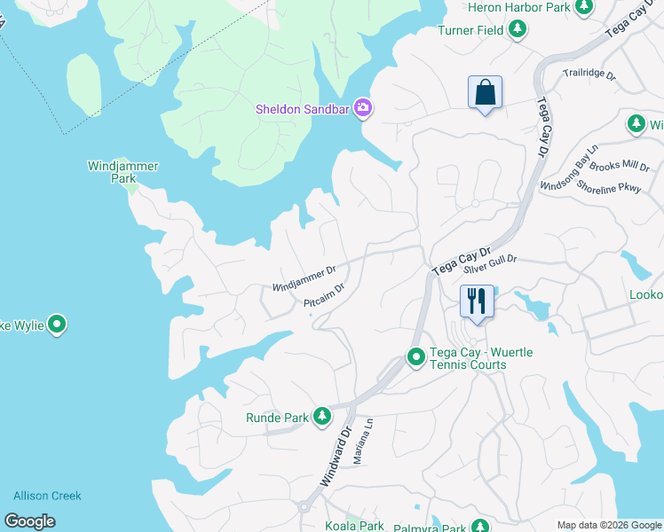 map of restaurants, bars, coffee shops, grocery stores, and more near 9053 Spanish Wells Court in Fort Mill