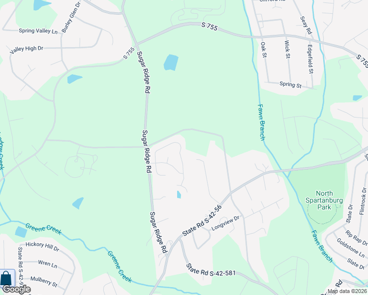 map of restaurants, bars, coffee shops, grocery stores, and more near 473 Cider Park Drive in Boiling Springs