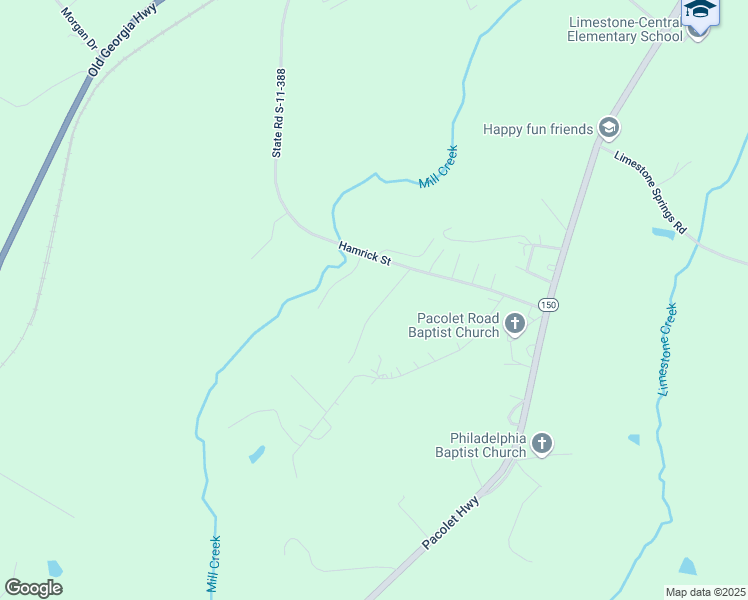 map of restaurants, bars, coffee shops, grocery stores, and more near 132 Kings Road in Gaffney